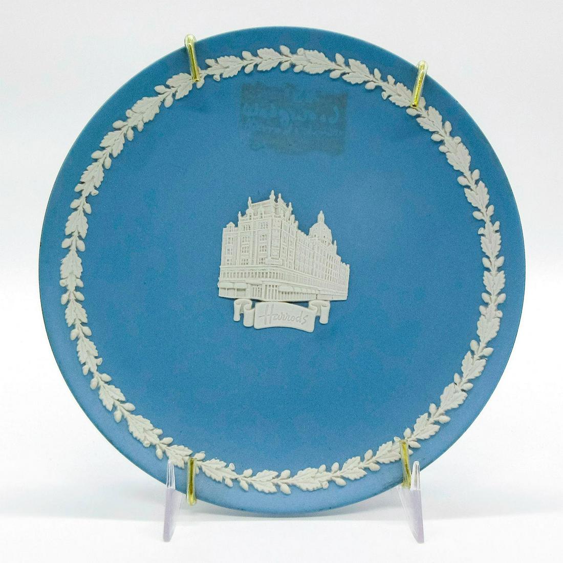 Wedgwood Pale Blue Jasperware, Harrod's Plate (1 of 4)