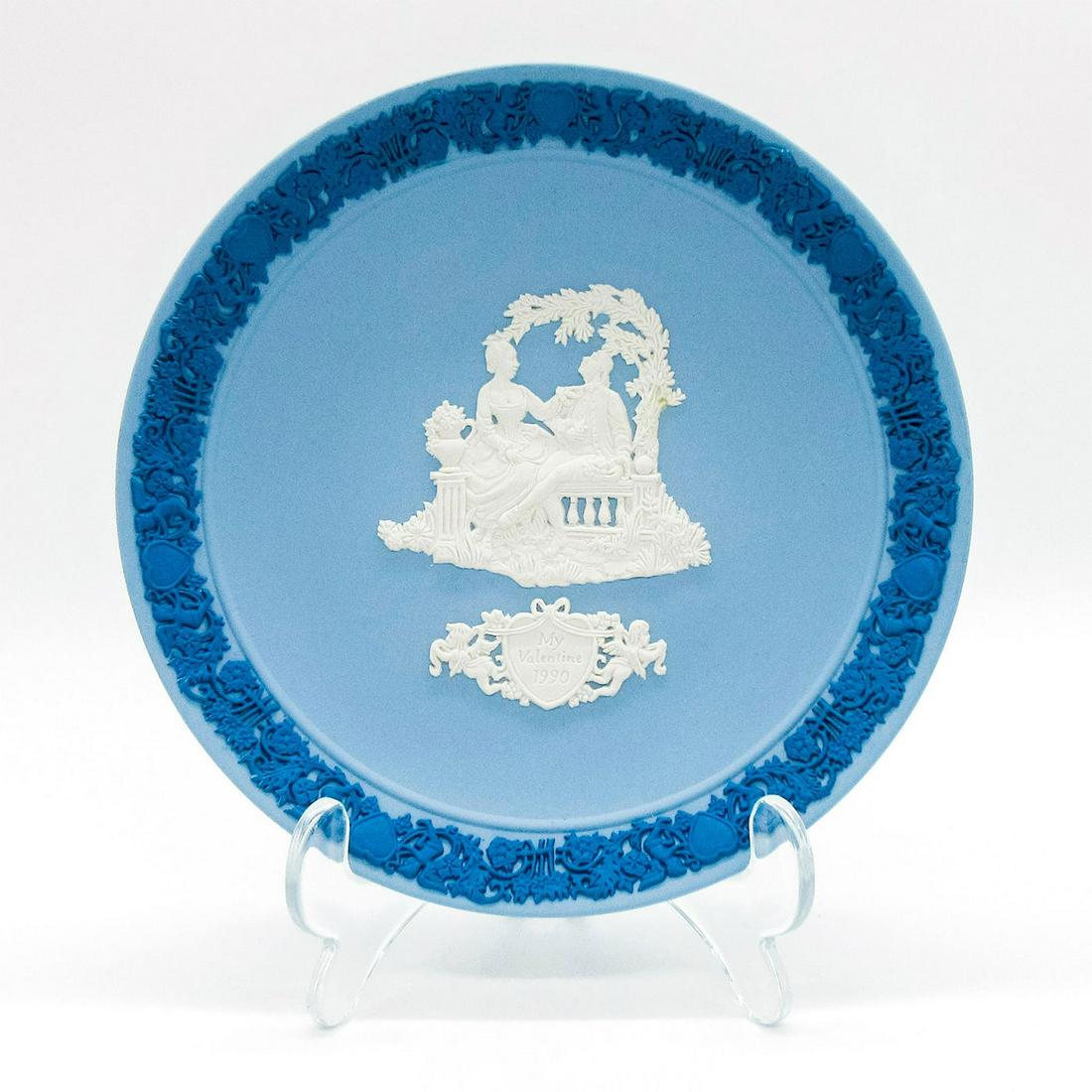 Wedgwood Tricolor Jasperware, Valentine Plate (1 of 3)