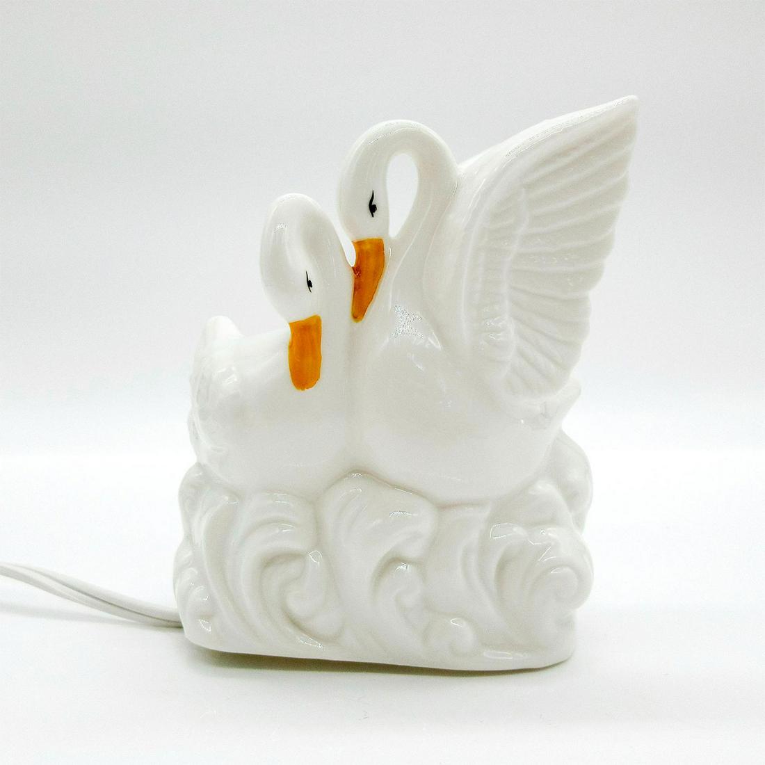 Vintage Irice Nite Light and Perfume Burner, Swan (1 of 6)