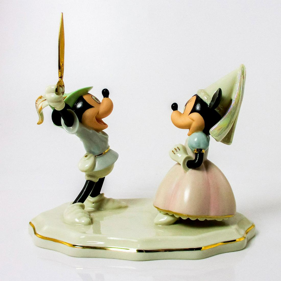 Lenox Disney Figurine, Mickey and Minnie's Medieval Romance (1 of 6)