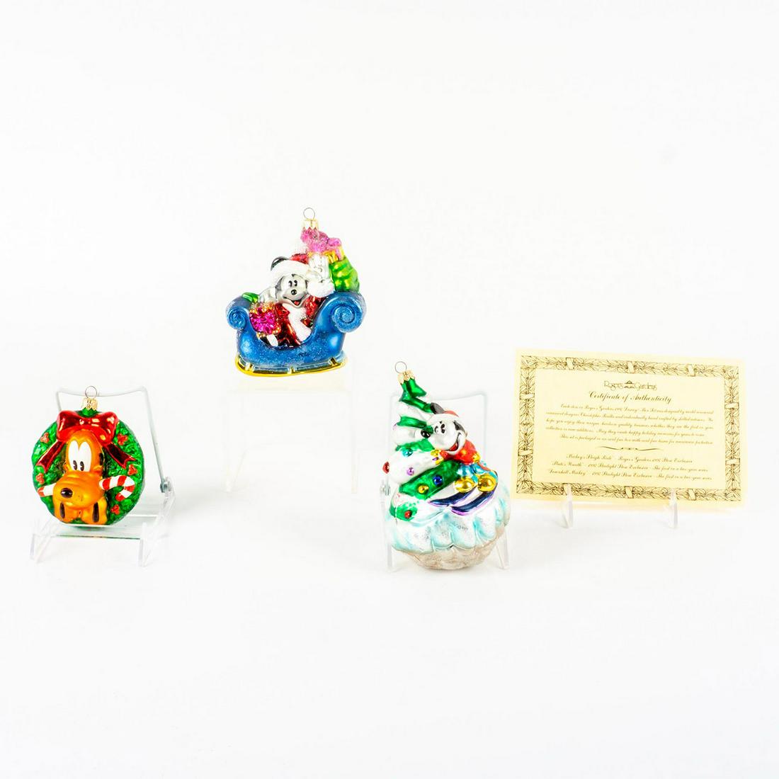 Christopher Radko Ornaments, Roger's Gardens Disney Box Set (1 of 4)