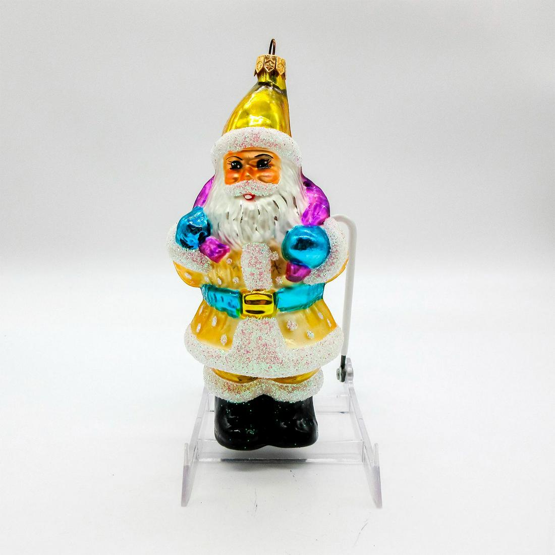 Christopher Radko Christmas Ornament, Glasgow Santa (1 of 7)