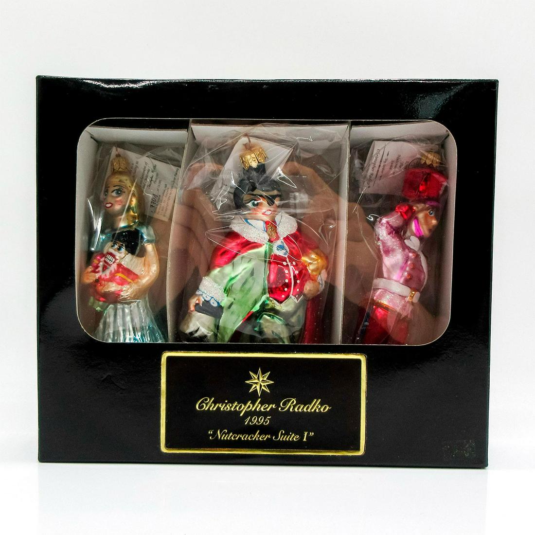 3pc Christopher Radko Christmas Ornaments Nutcracker Suite I (1 of 6)