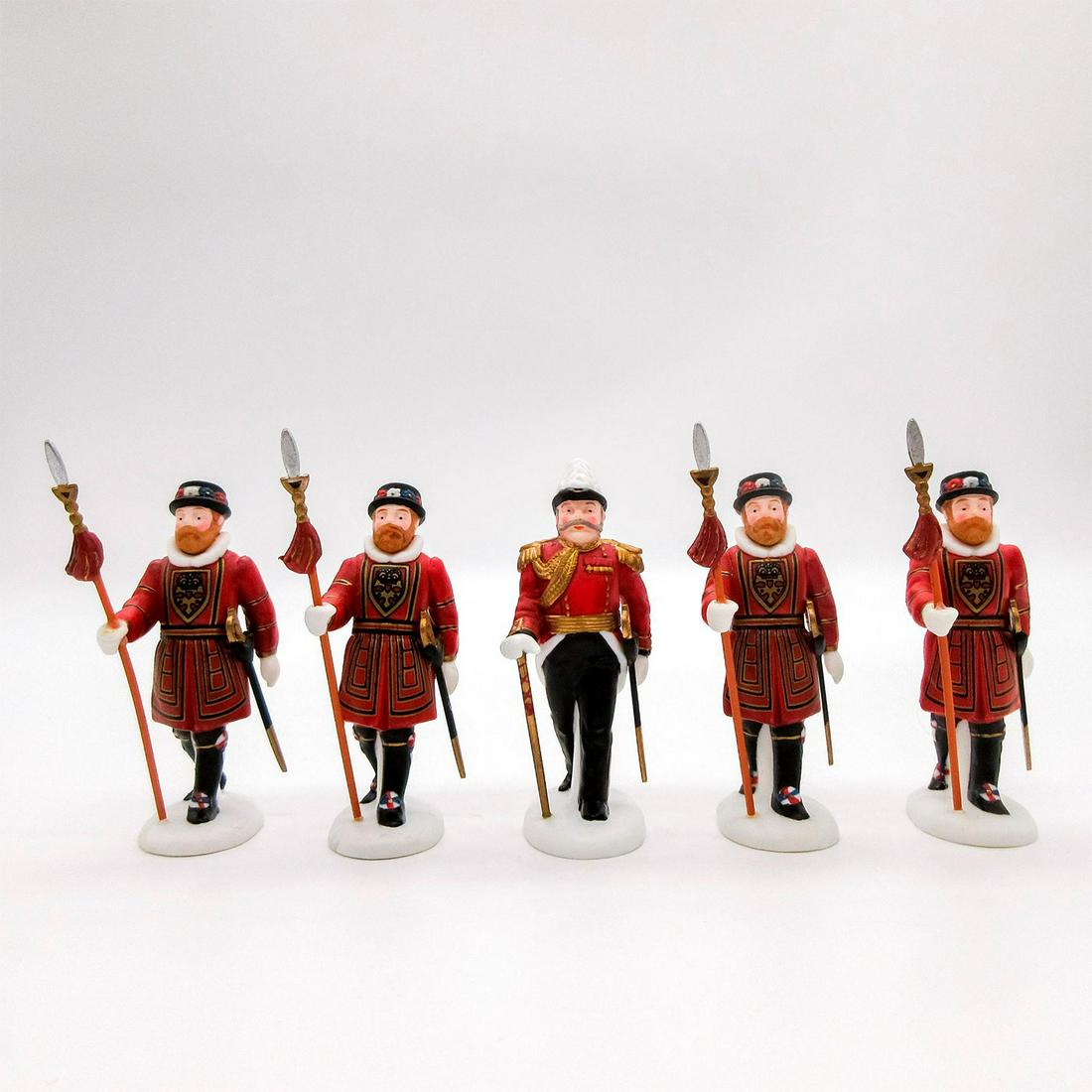 5pc Department 56 Figurines, Yeomen of the Guard (1 of 15)