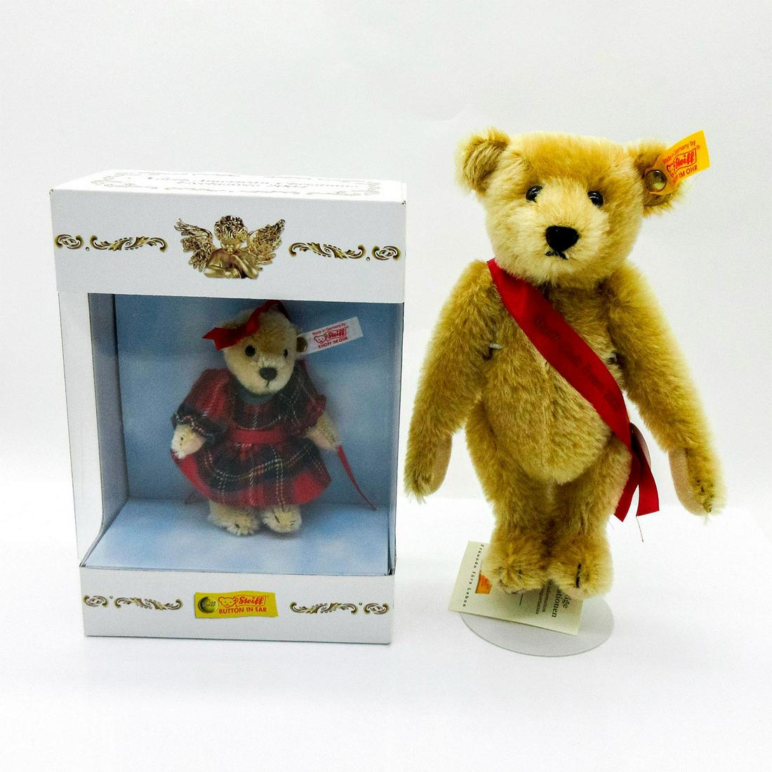 2pc Steiff Bears, Club Event 2003 and Christmas 2004 (1 of 2)