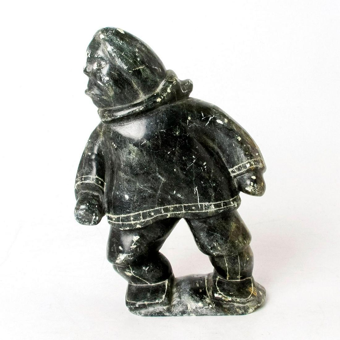 Daniel Kumarluk, Signed, Inuit Soapstone Sculpture (1 of 3)