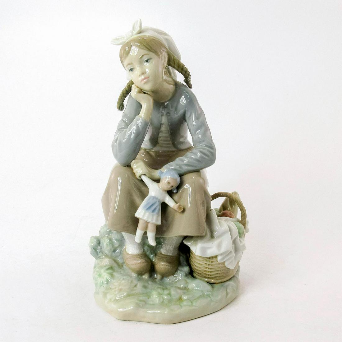 Girl with Doll 1001211 - Lladro Porcelain Figurine (1 of 3)