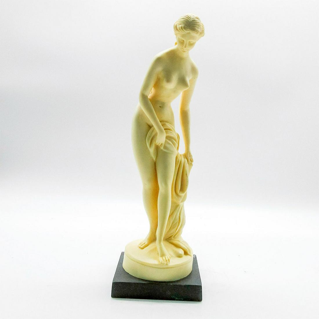 Santini Aphrodite Venus Nude Beauty Carved Italian Figurine: Classic figure of a Greek Goddess. Signed on the back. #Art #Sculptures Artist: A. Santini Issued: 20th c. Dimensions: 3"L x 3"W x 10"H Country of Origin: Italy