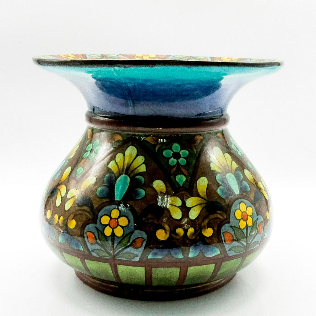 Rare Royal Doulton Burslem Art Nouveau Planter Vase (1 of 4)