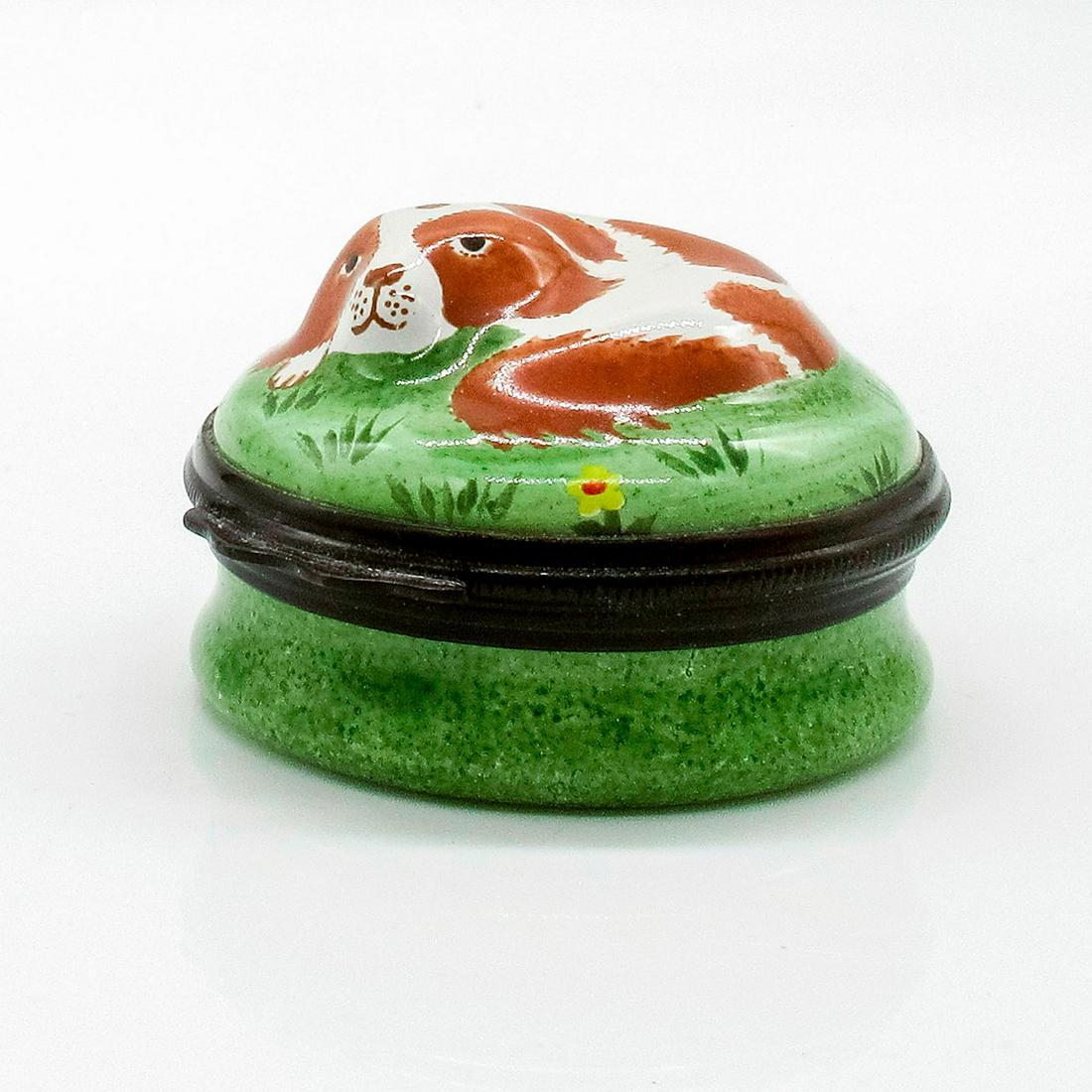 Halcyon Days Trinket Box, King Charles Spaniel (1 of 9)