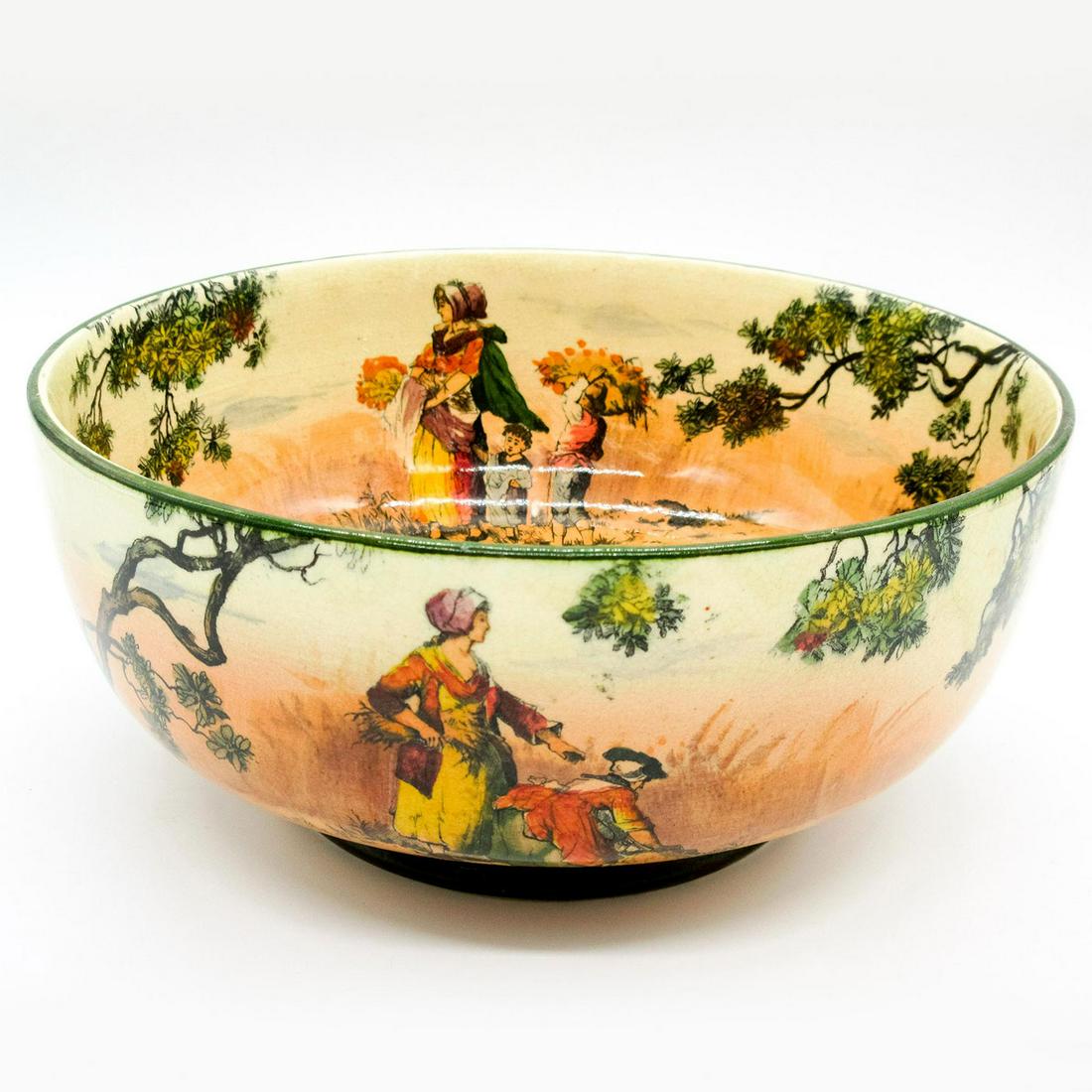 Royal Doulton Seriesware Pottery Decorative Bowl, Gleaners (1 of 4)