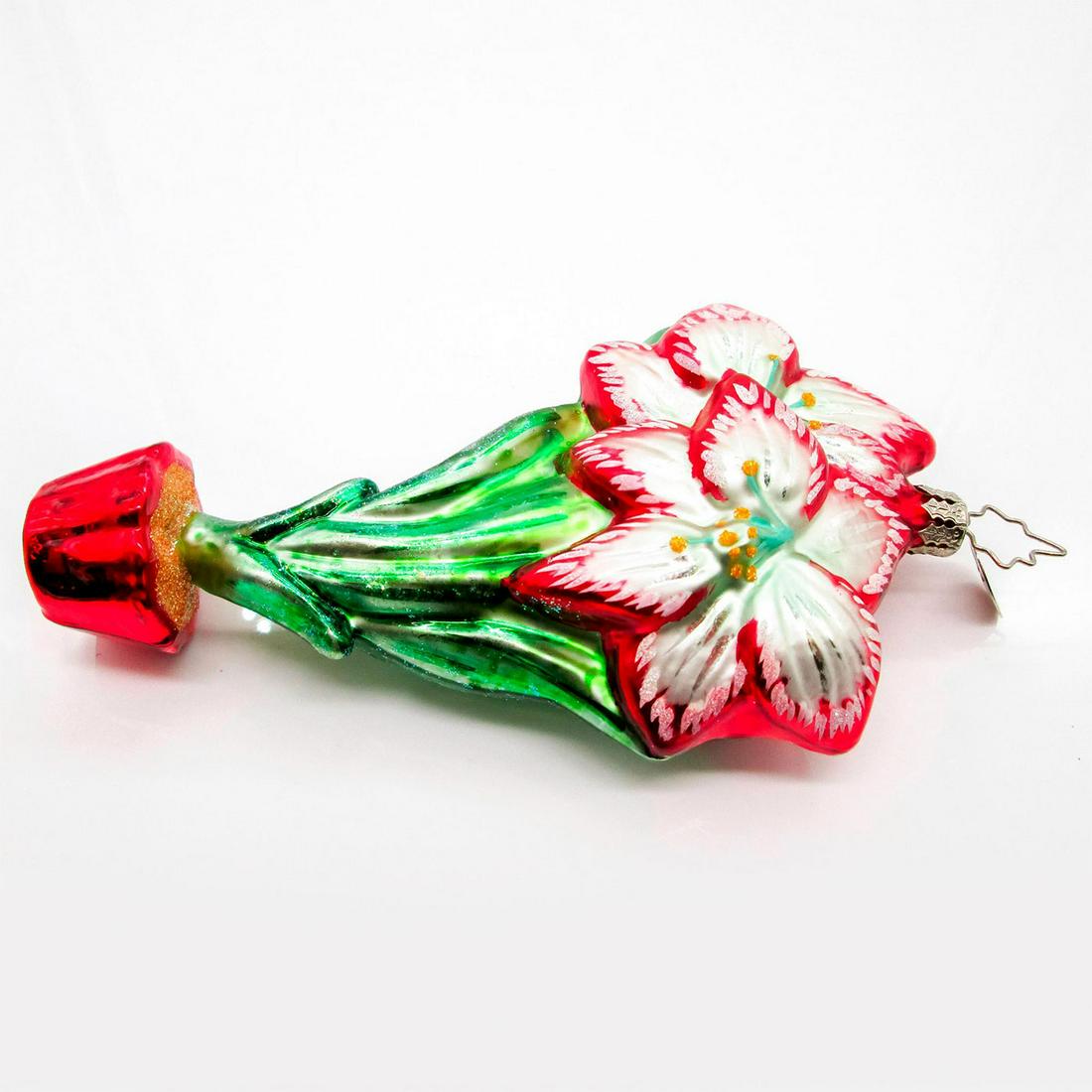 A Merry Amaryllis, Christopher Radko Ornament (1 of 8)