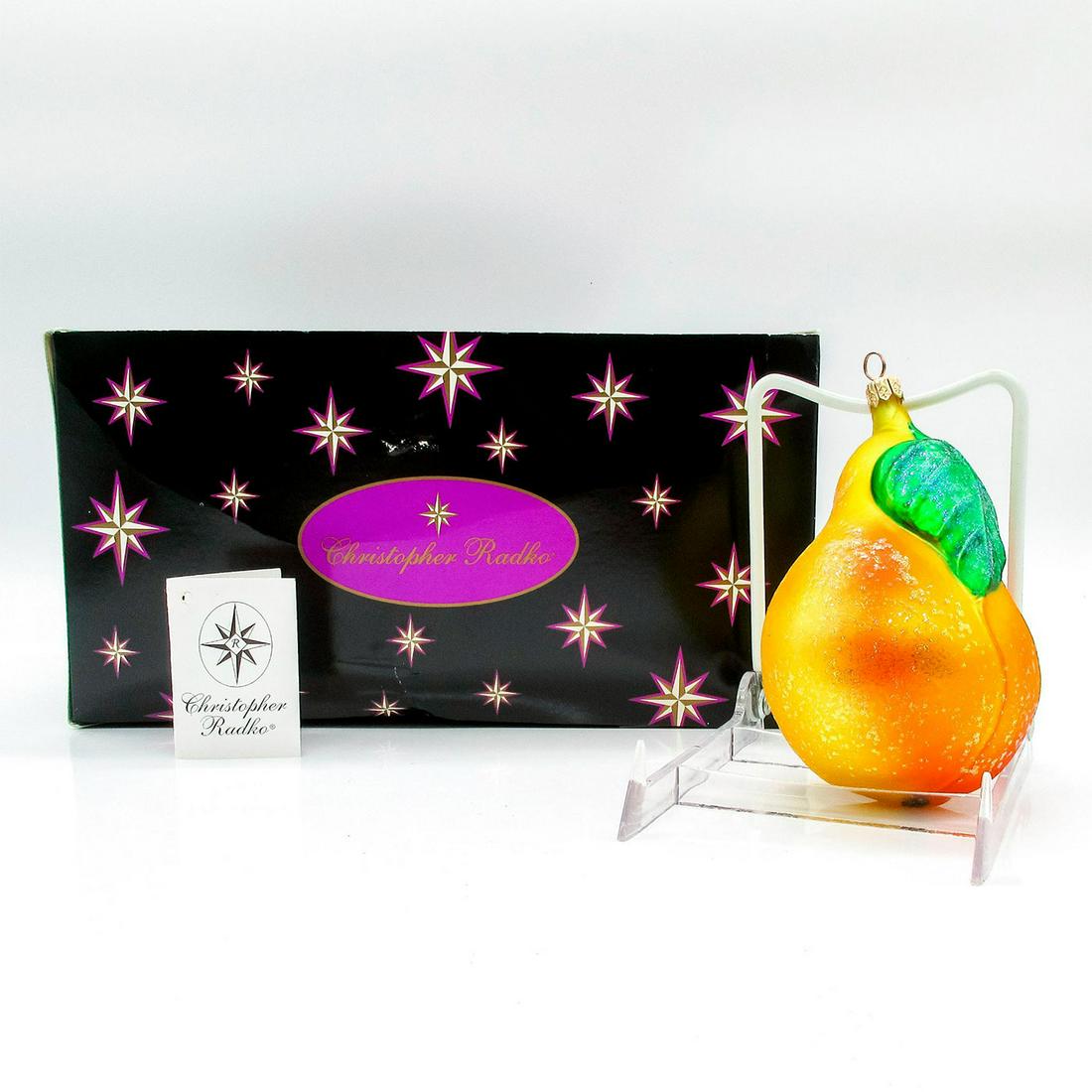Golden Pear, Christopher Radko Ornament (1 of 3)