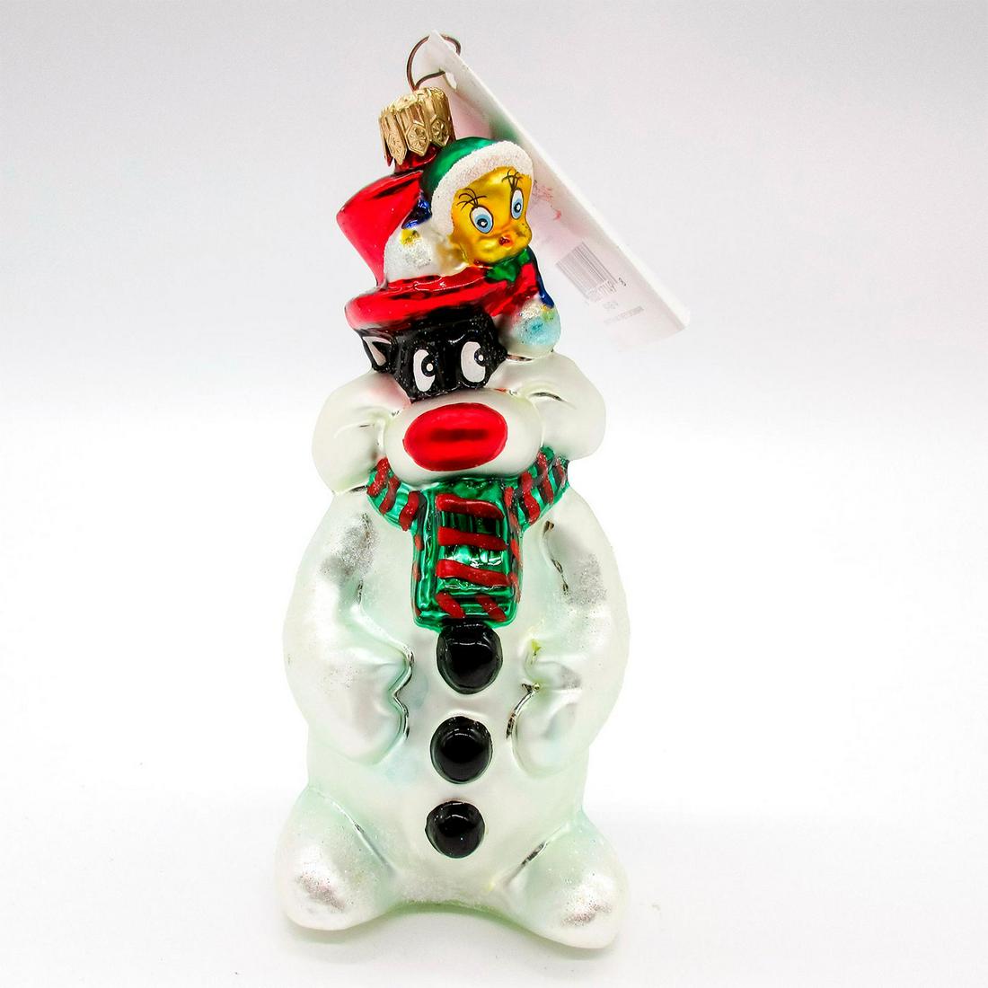 Sylvester and Tweety Snowman, Christopher Radko Ornament (1 of 7)