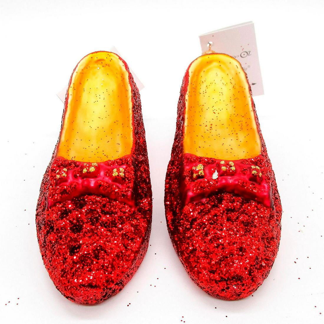 2pc Ruby Slippers, Christopher Radko Ornaments (1 of 6)