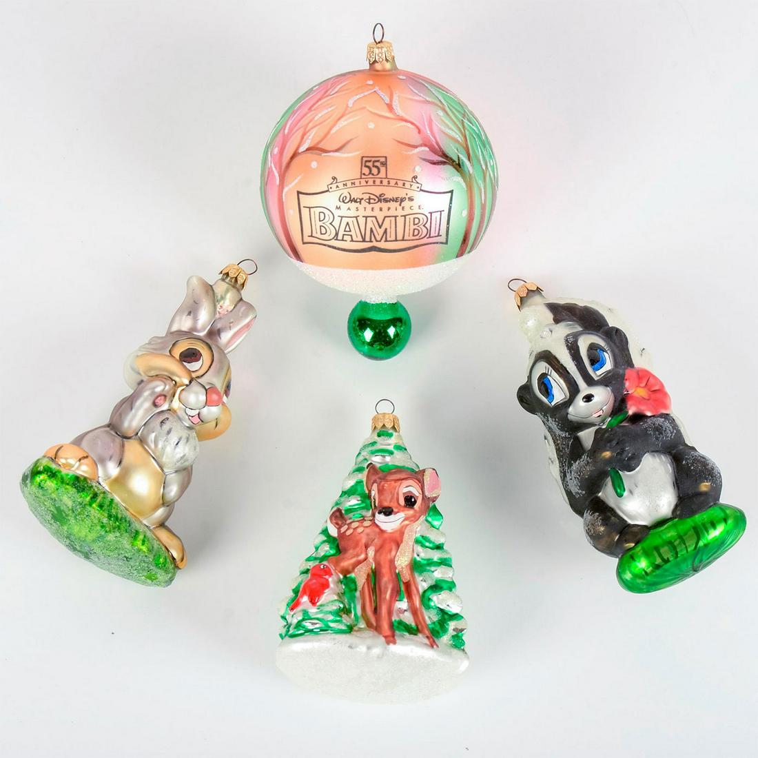 4pc Bambi Set, Christopher Radko Ornaments (1 of 8)