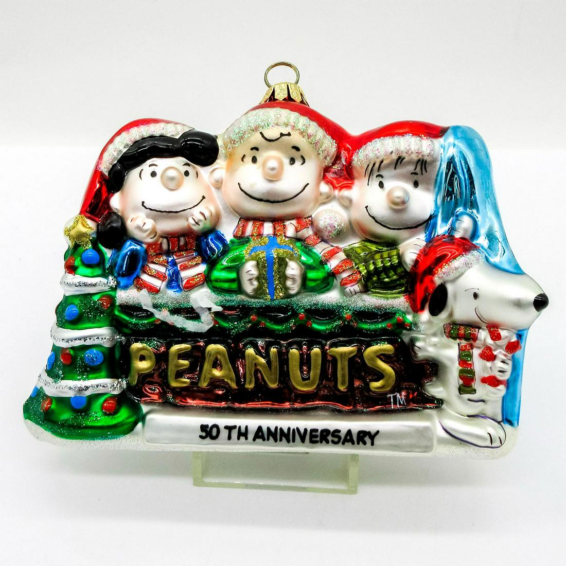 Komozja Family Glass Ornament, Peanuts 50th Anniversary (1 of 3)