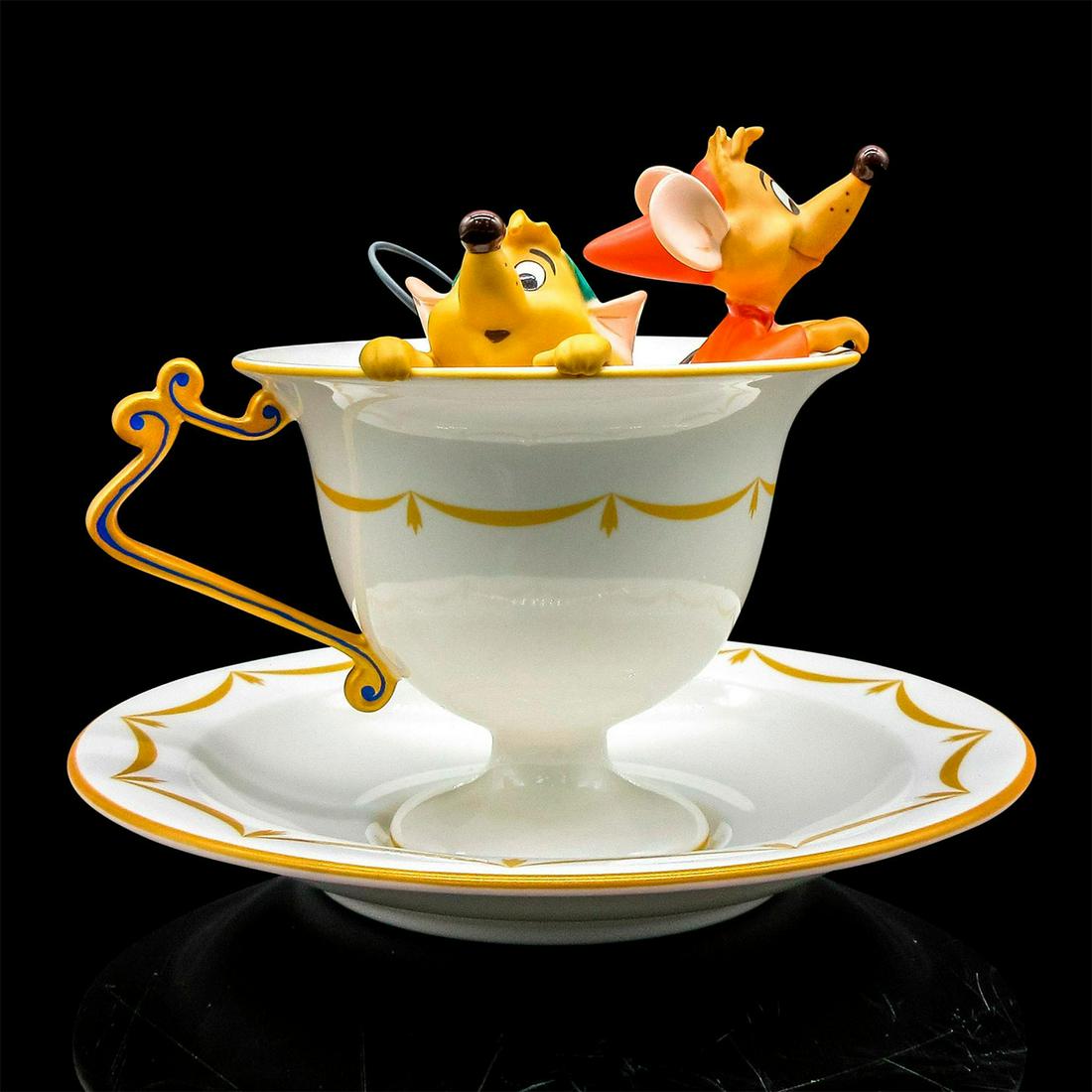 Walt Disney Figurine, Cinderella, Gus and Jaq, Tea for Two (1 of 14)