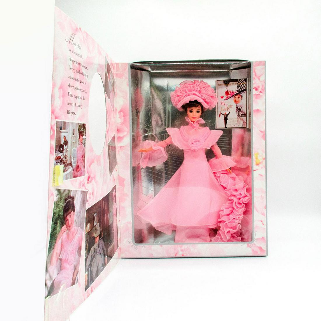 Vintage Mattel Barbie Doll, Eliza Doolittle: Part of the Hollywood Legends Collection. Based on Eliza Doolittle from feature film My Fair Lady. #15501. Original box included. In original box, unopened. Dimensions of box: 14"L x 10.5"W x 