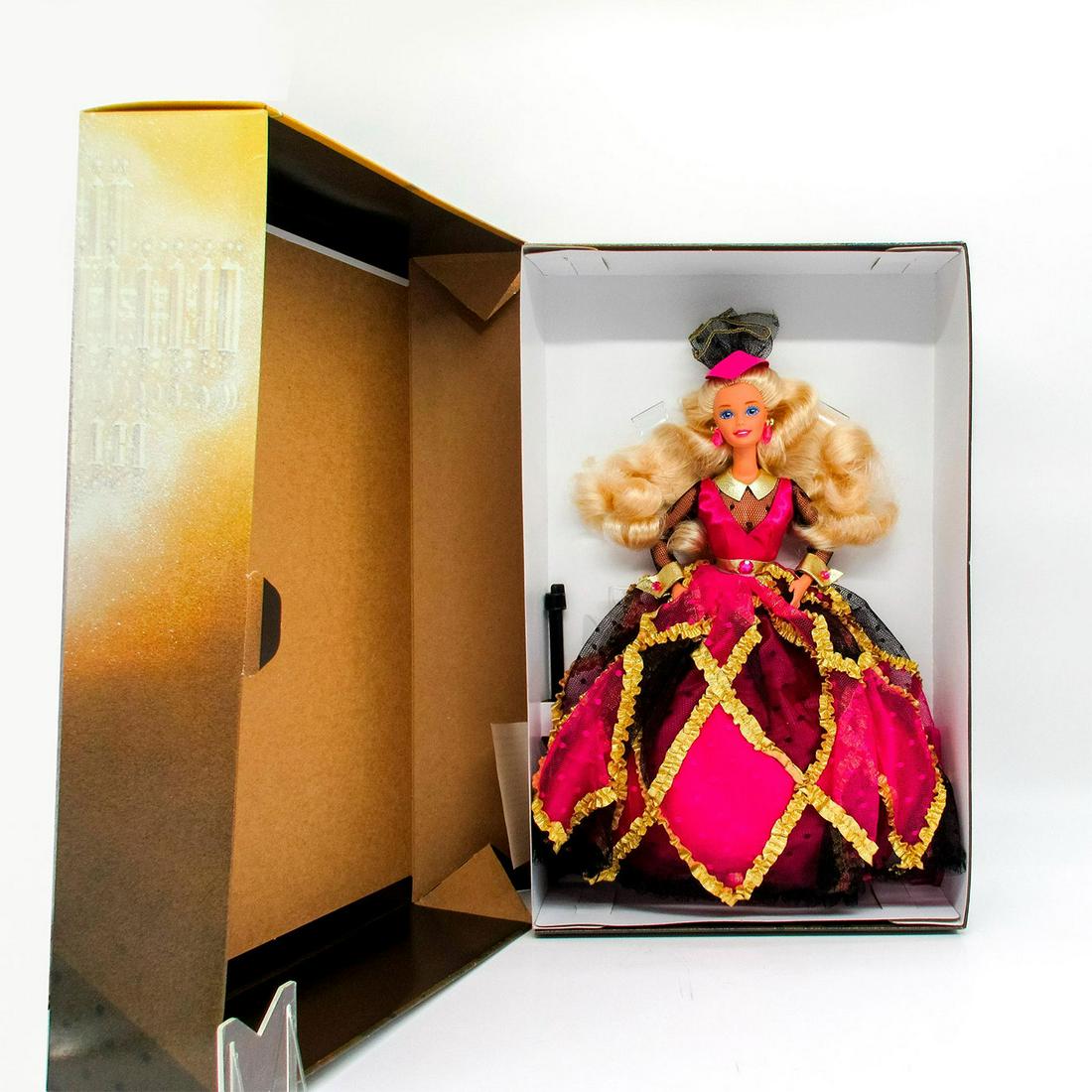 Vintage Mattel Barbie Doll, Royal Invitation: Spiegal limited edition. #10969. In original box, unopened. Original box included. Dimensions of box: 14"L x 9"W x 3"H. #Barbie #BarbieCollection Issued: 1993 Dimensions: 14"H Manufacturer