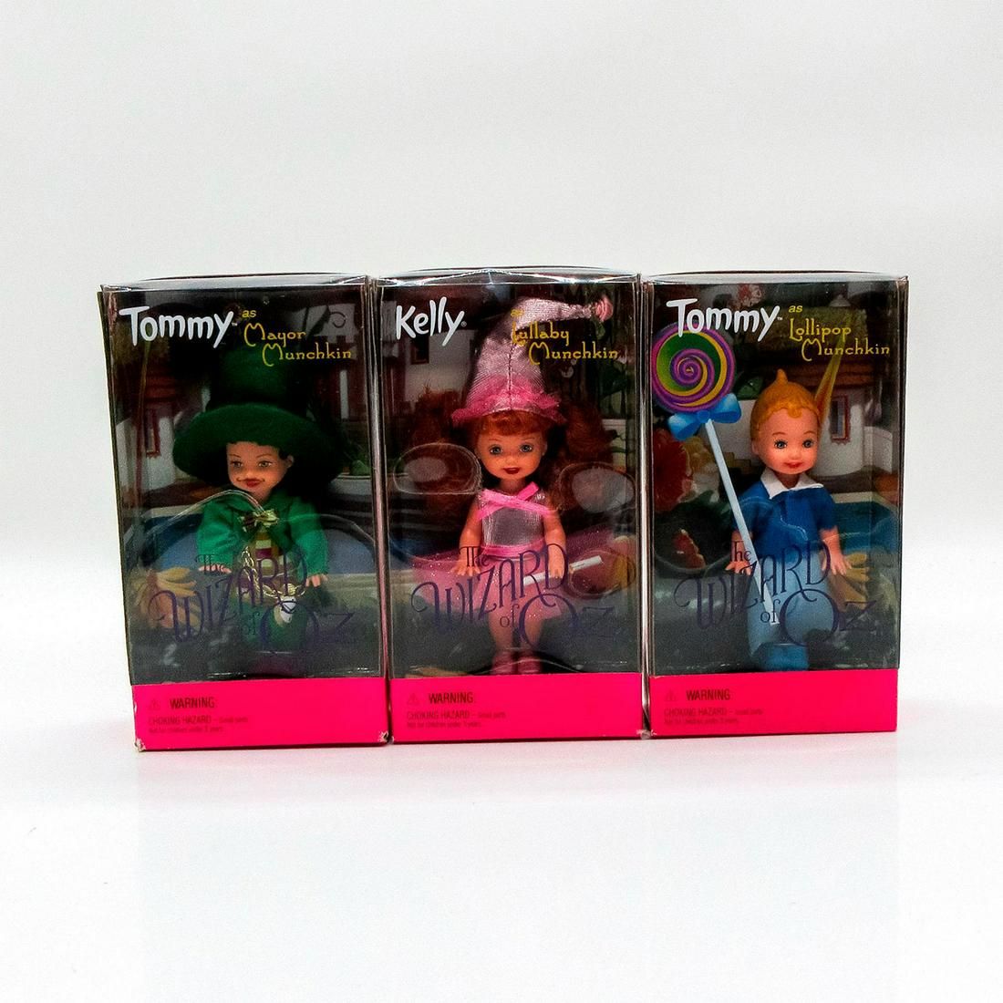 3pc Wizard of Oz Munchkin Set Mayor, Lullaby & Lollipop (1 of 3)