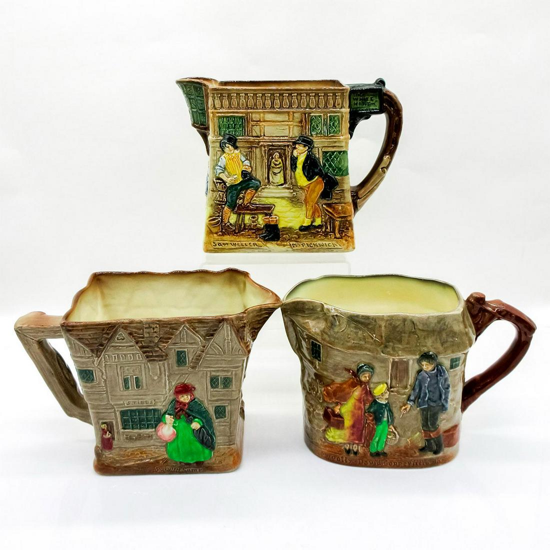 3pc Royal Doulton Dickens Series Ware Pitchers (1 of 3)