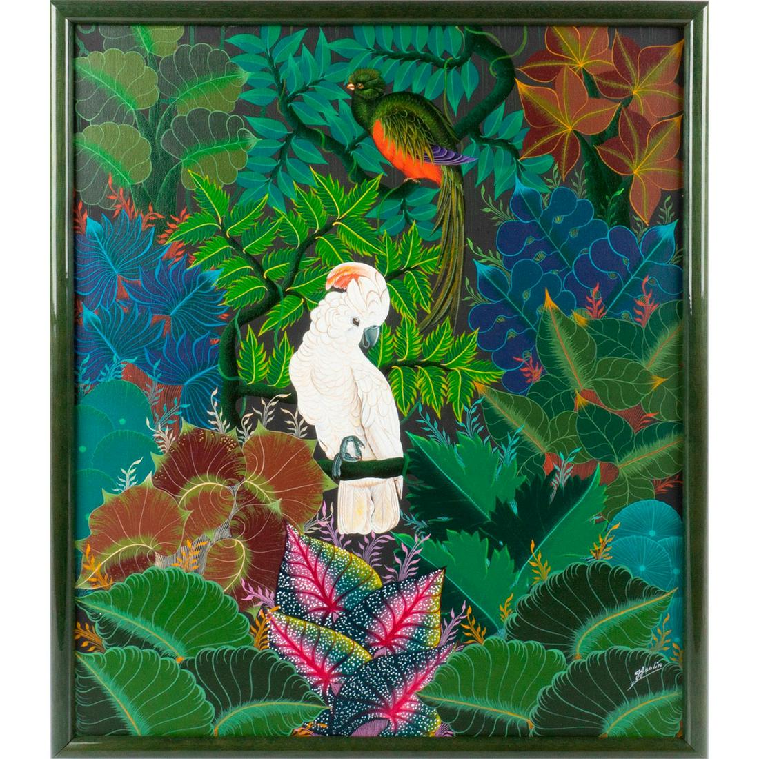 Jacques Geslin (Haitian, b.1954) Oil Painting on Canvas (1 of 6)