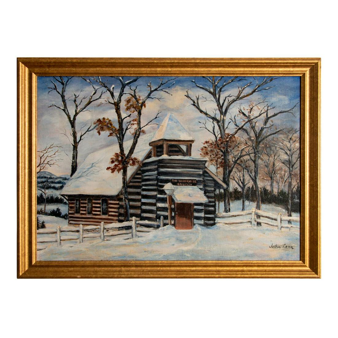 John Lear Jr (American, 1910-2008) Oil Painting on Board (1 of 8)