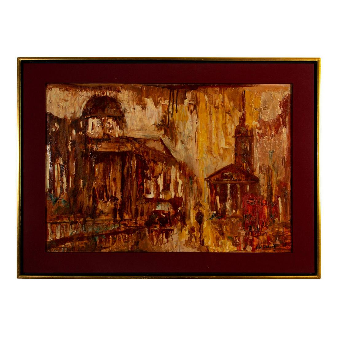 James Lawrence Isherwood (British, 1917-1988) Oil Painting (1 of 10)