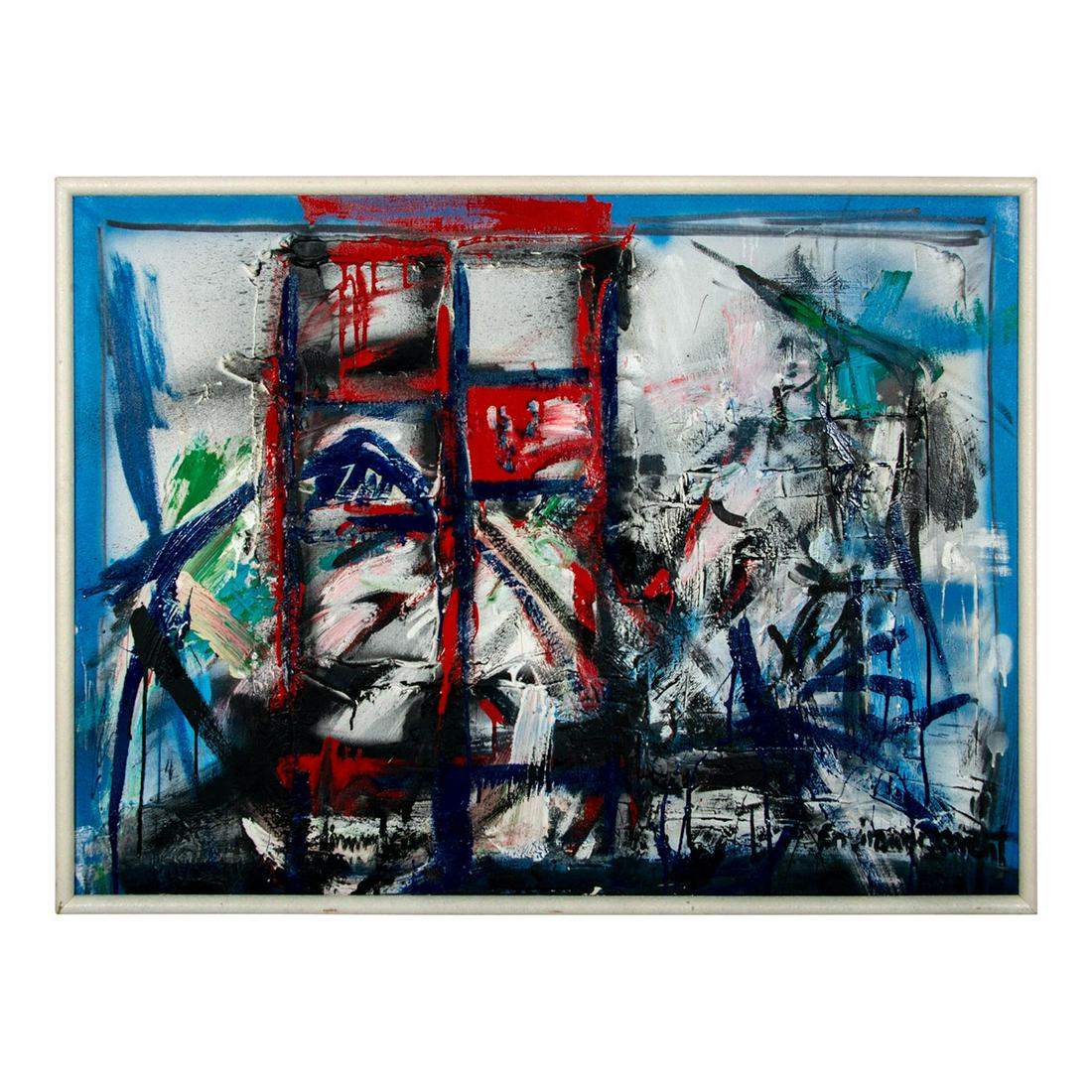 Jimmy Locca (Swiss, 1940-2007) Original Acrylic Painting (1 of 8)