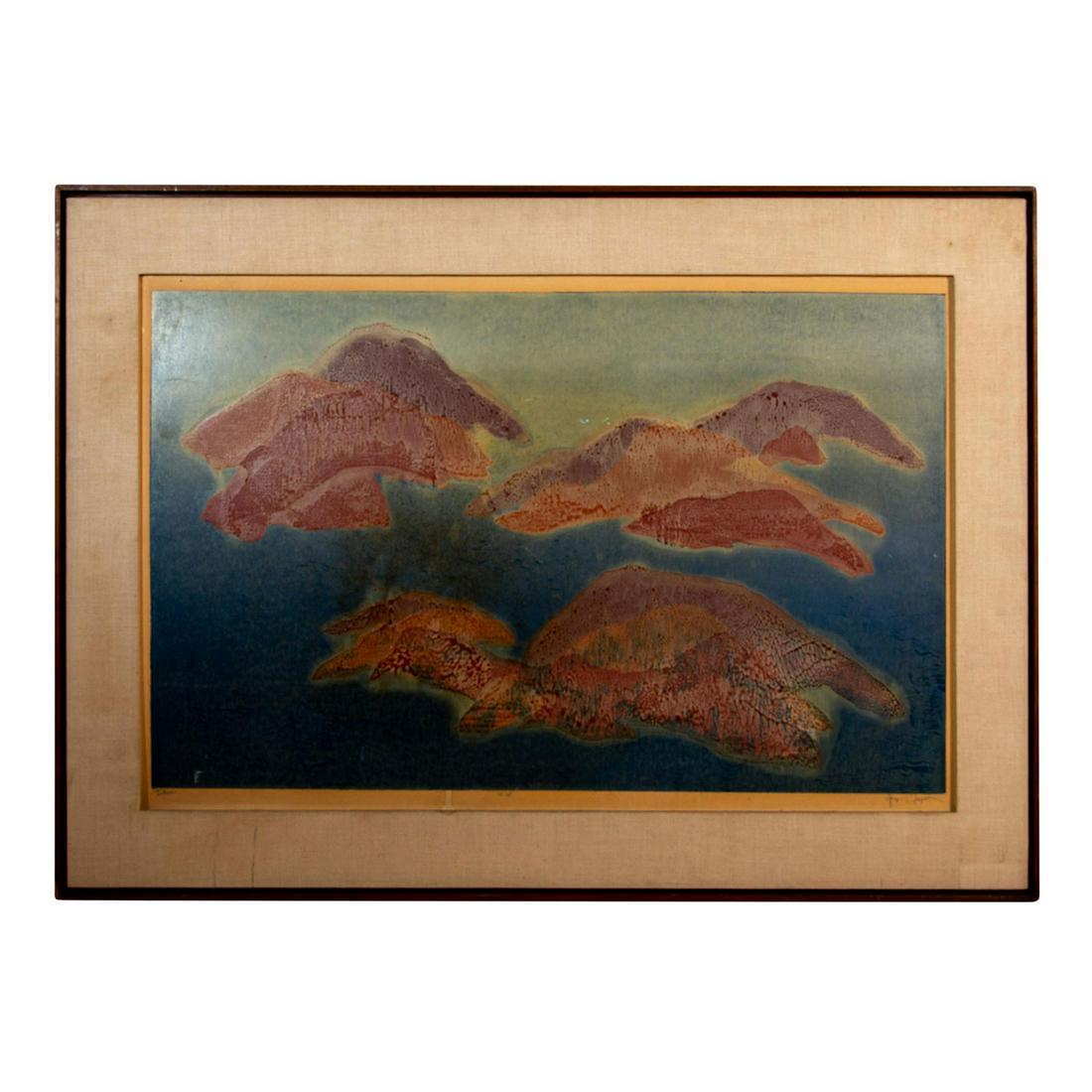 Ginger Osgood (American, 1918-2000) Abstract Lithograph (1 of 10)