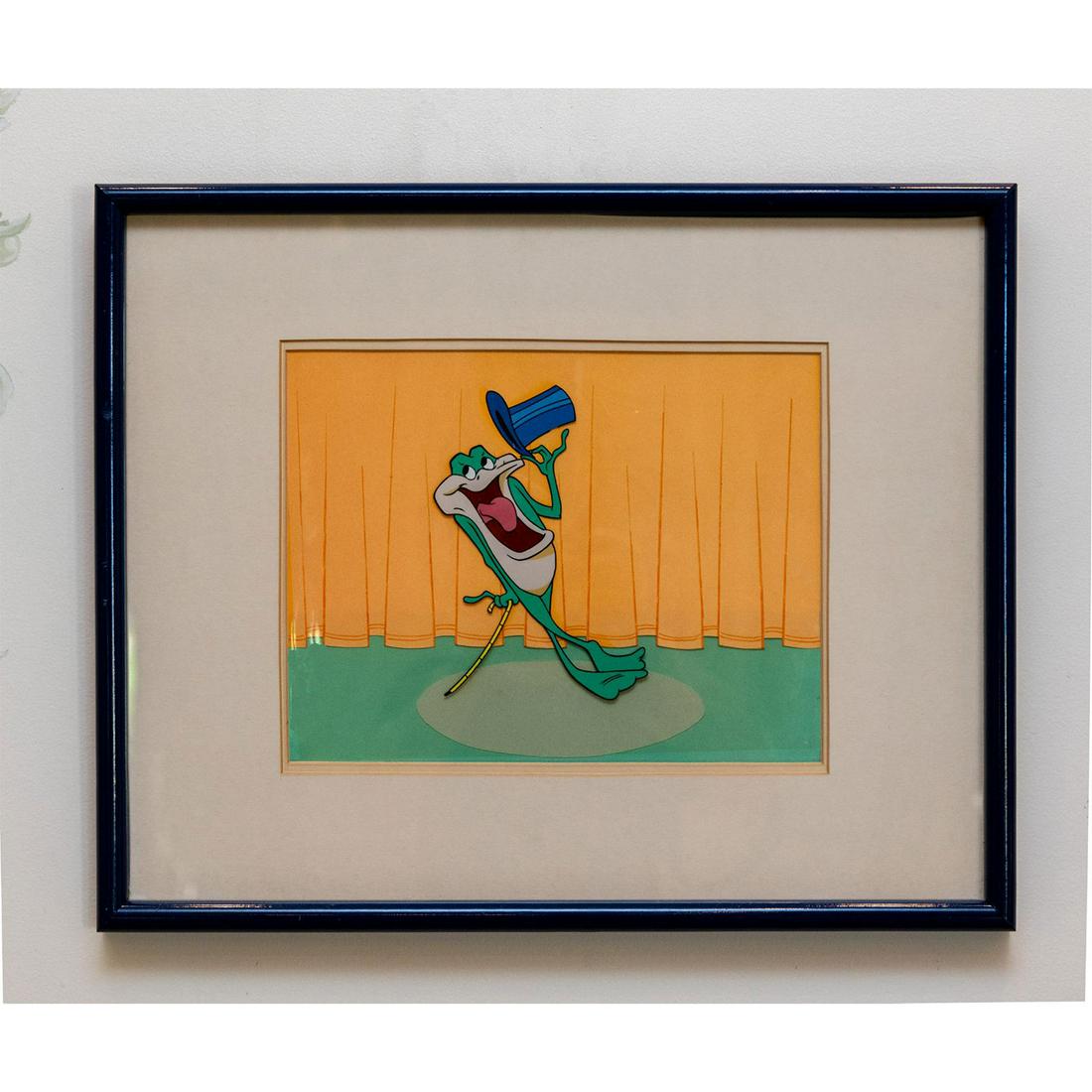 Vintage Framed Michigan J Frog, Original Sericel (1 of 4)