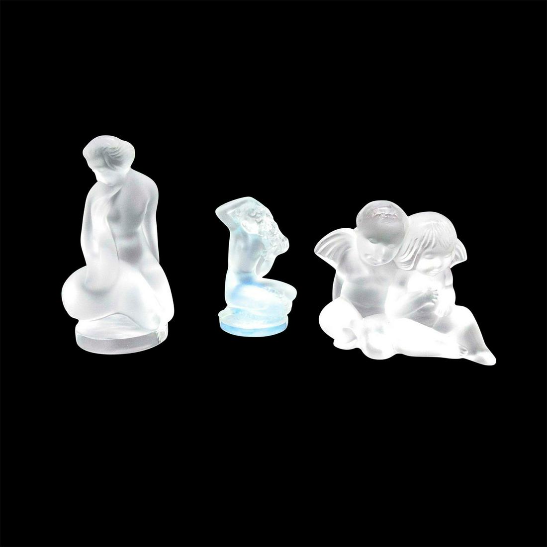 3pc Lalique Glass Figurines (1 of 16)