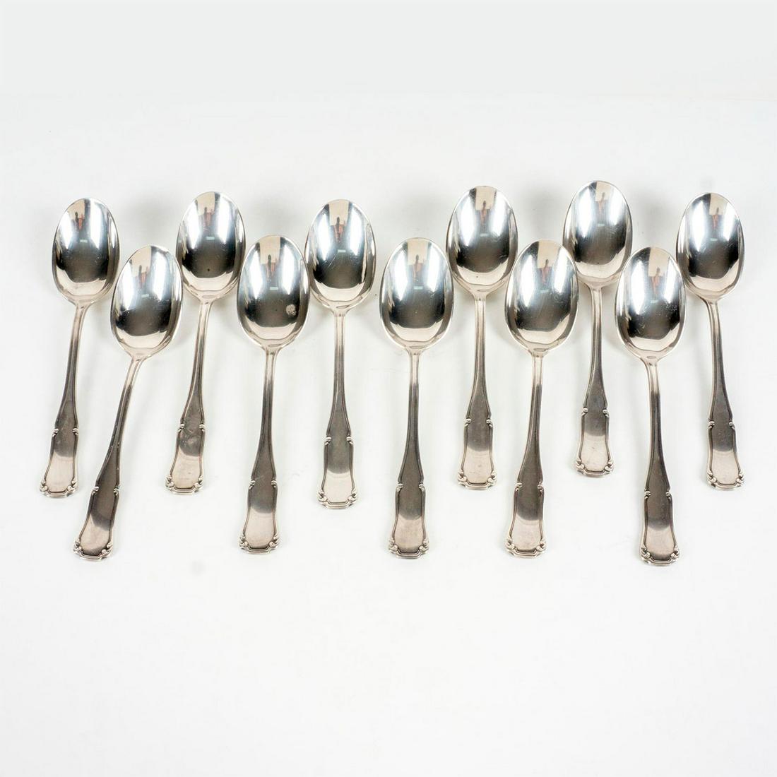 11pc Vintage French Ercuis Silver Plated Flatware, Tablespoons (1 of 5)