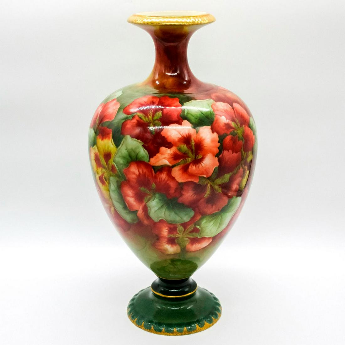 Belleek Willets Porcelain Floral Vase (1 of 3)