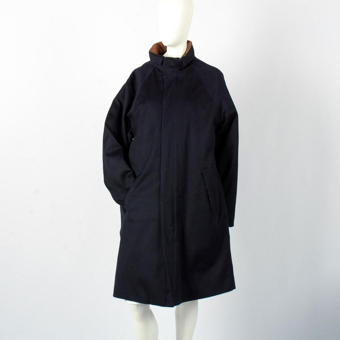 Men's Loro Piana Navy Trench Coat (1 of 5)