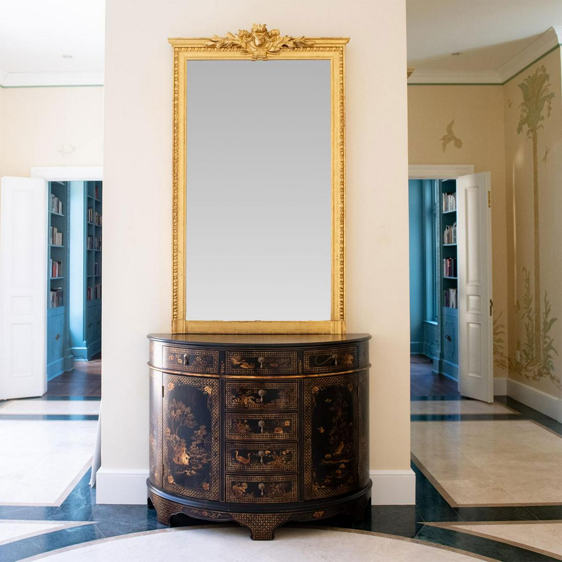 Antique Giltwood Carved Mirror (1 of 7)
