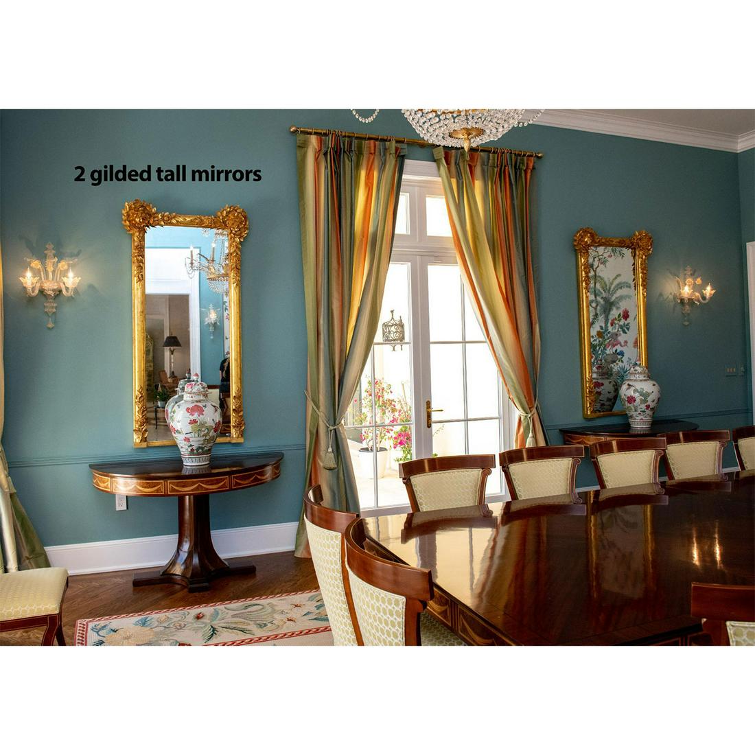 Pair of Neoclassical French Giltwood Mirrors (1 of 18)