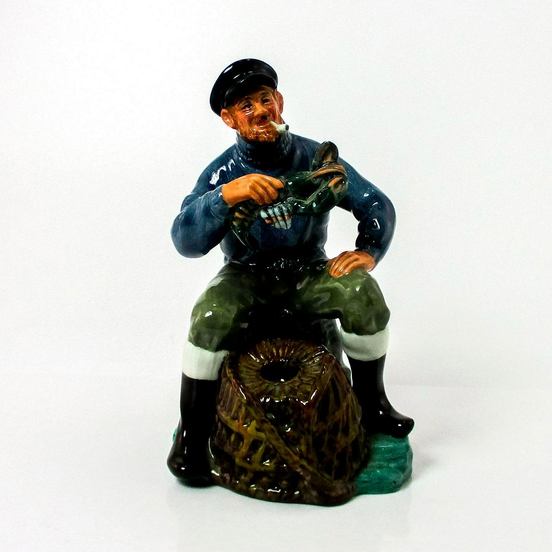 Royal Doulton Figurine Lobster Man HN2317: They sailed the seven seas; some as fisherman others as military leaders. Together they make an impressive addition to your collection of nautical pieces. Sea Characters series. Royal Doulton backstam