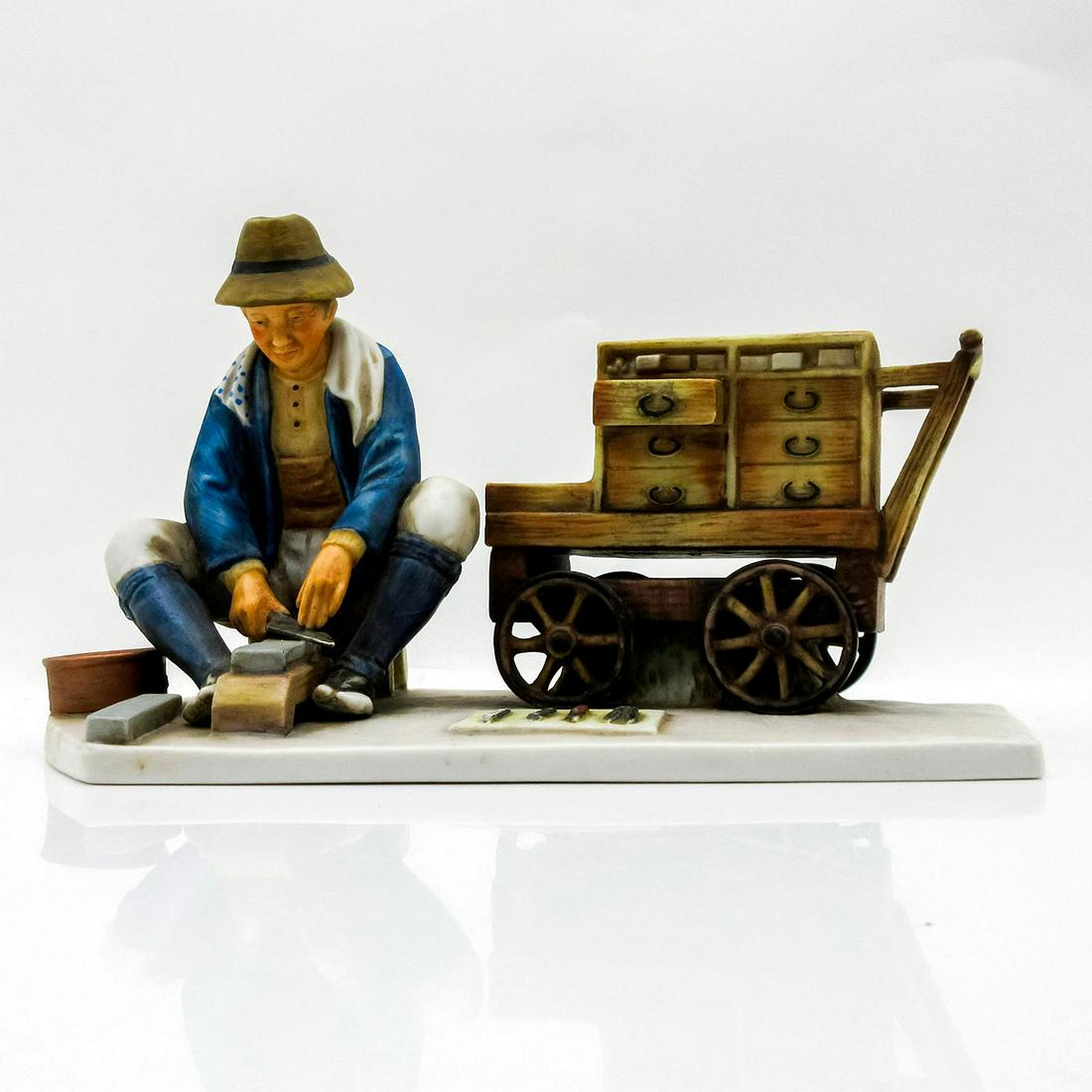 Franklin Porcelain Figurine, Japanese Grinder (1 of 7)
