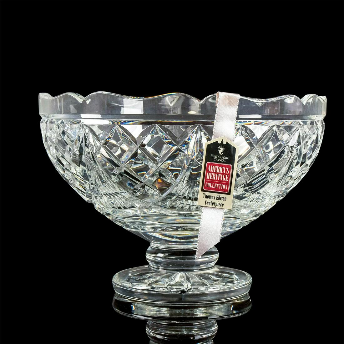 Waterford Crystal Centerpiece, Thomas Edison (1 of 5)
