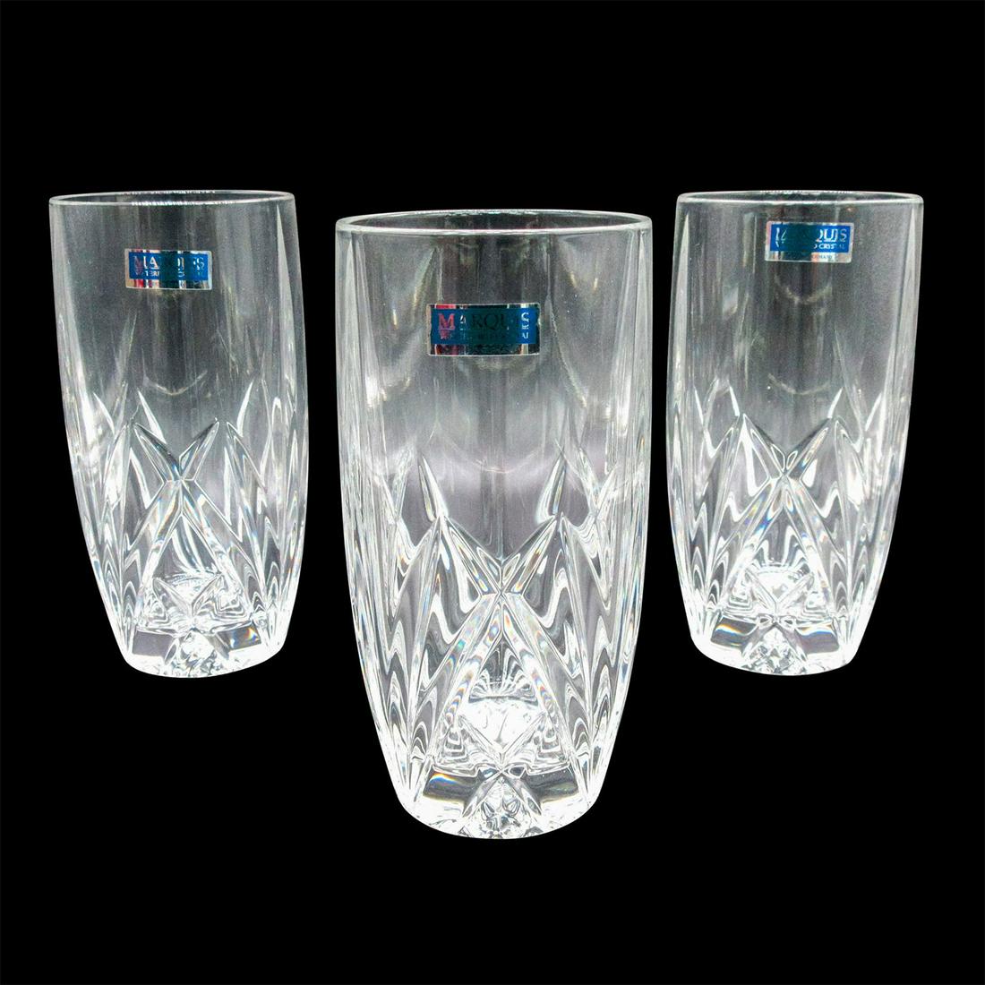 3pc Marquis by Waterford Crystal Highball Glasses, Brookside (1 of 5)