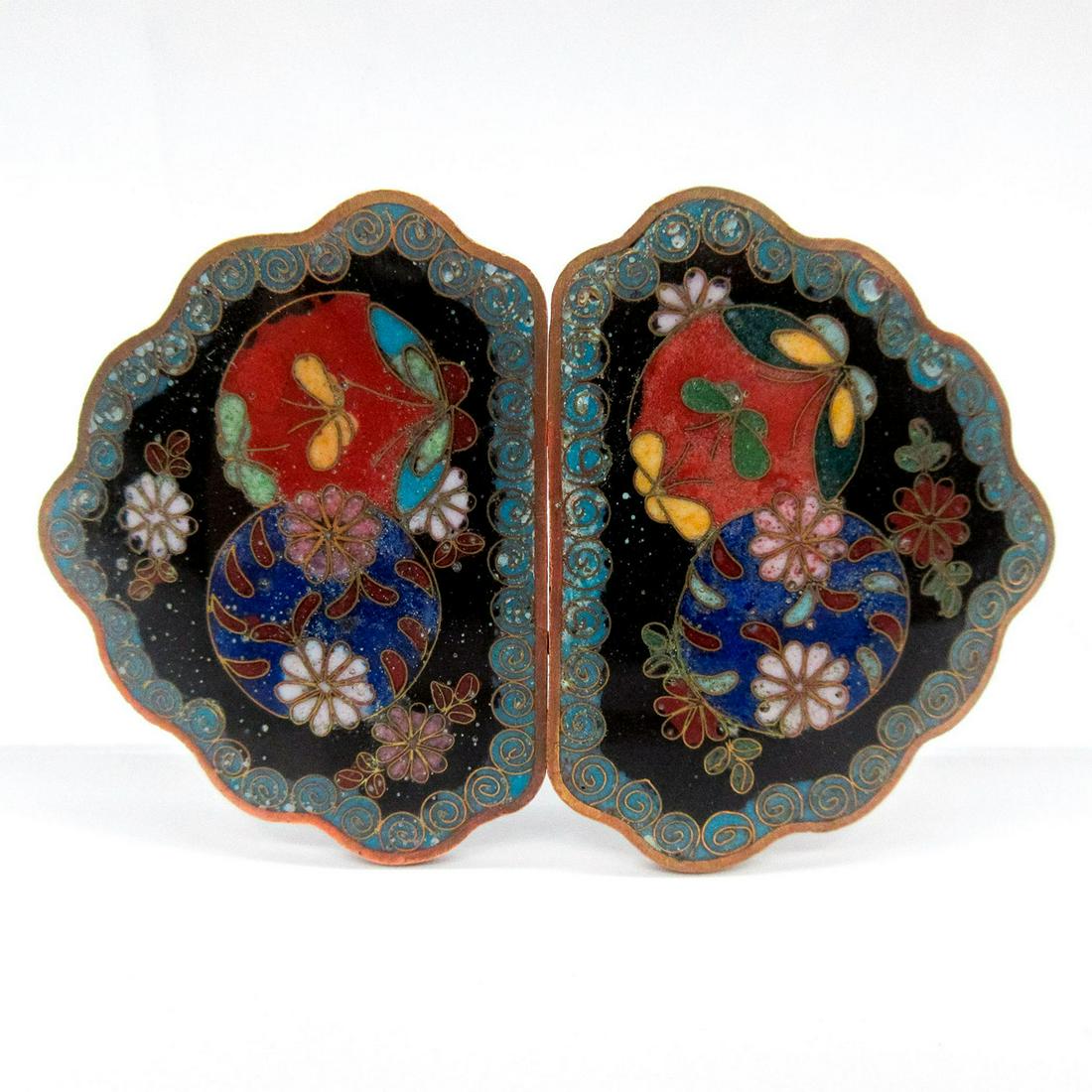 A Japanese Enamel 2 Part Buckle (1 of 4)