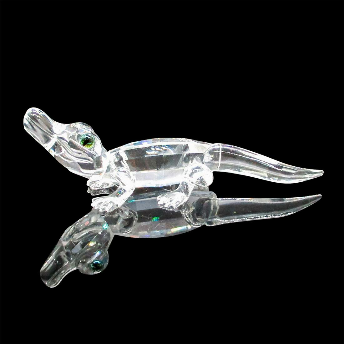 Swarovski Crystal Figurine, Alligator (1 of 5)