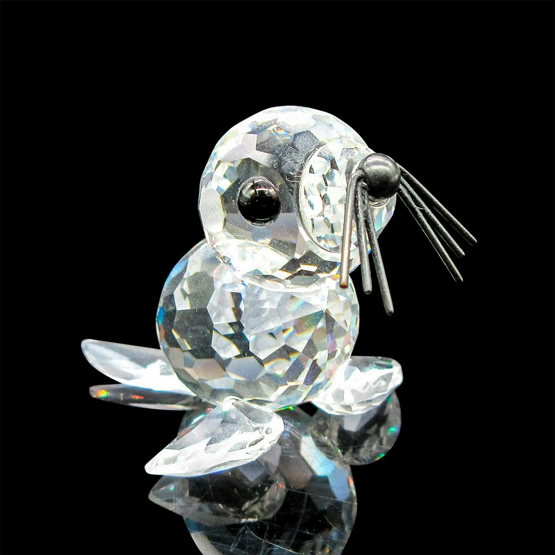 Swarovski Crystal Figurine, Seal Baby (1 of 4)