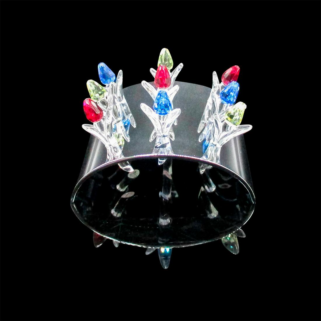 Swarovski Crystal Figures, Mini Tulips + Stand (1 of 3)