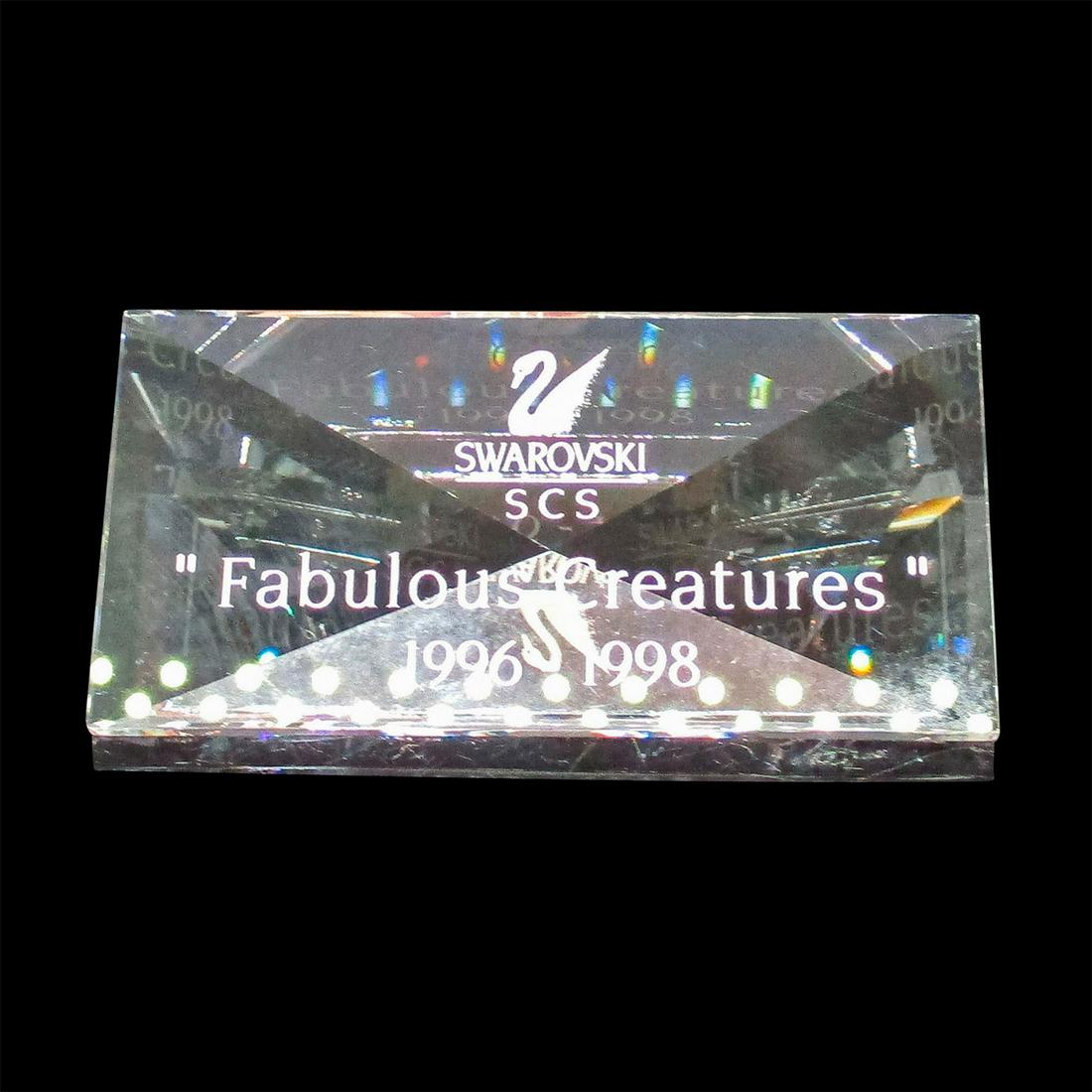Swarovski Crystal Title Plaque Fabulous Creatures (1 of 3)