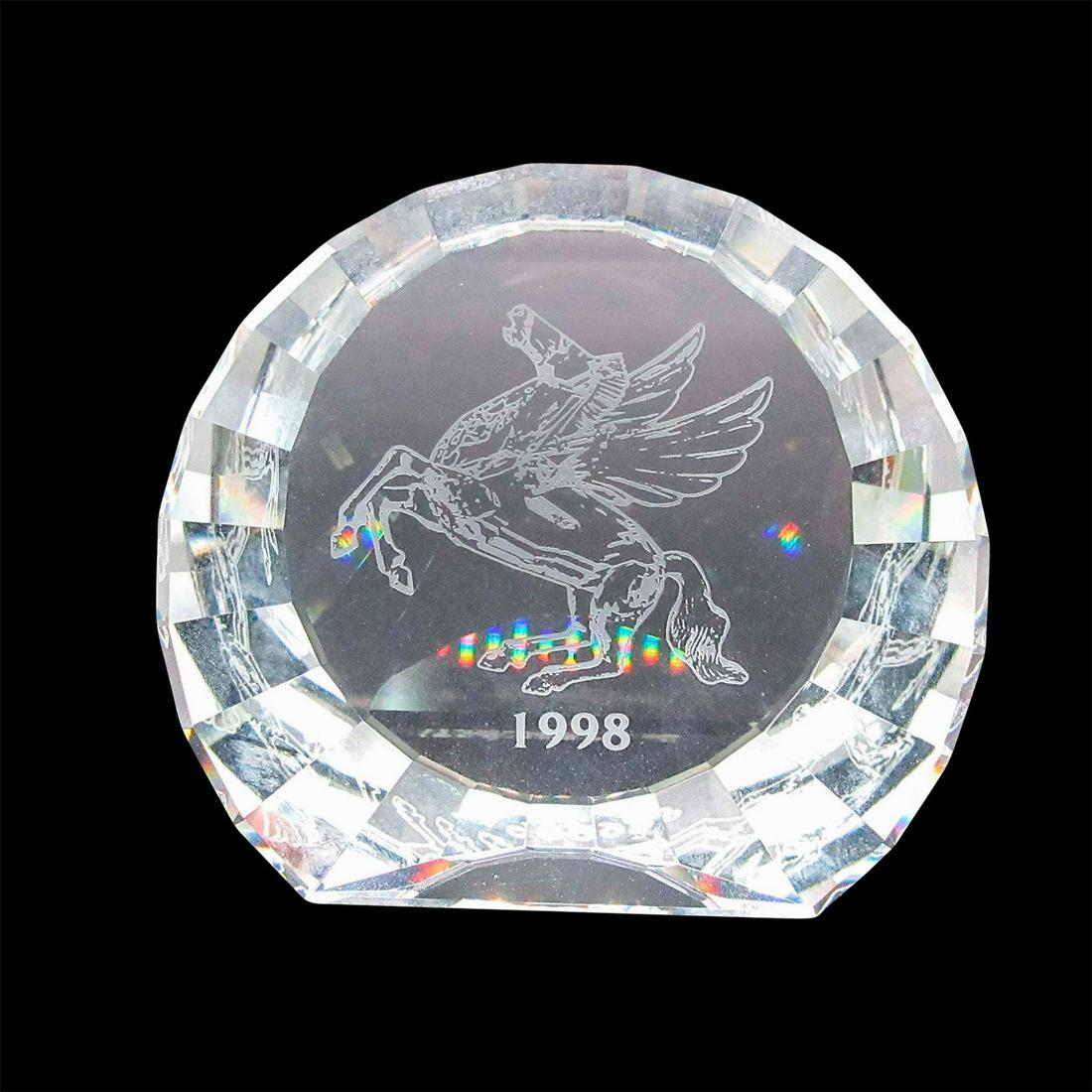 Swarovski Crystal 1998 Paperweight, Pegasus (1 of 2)