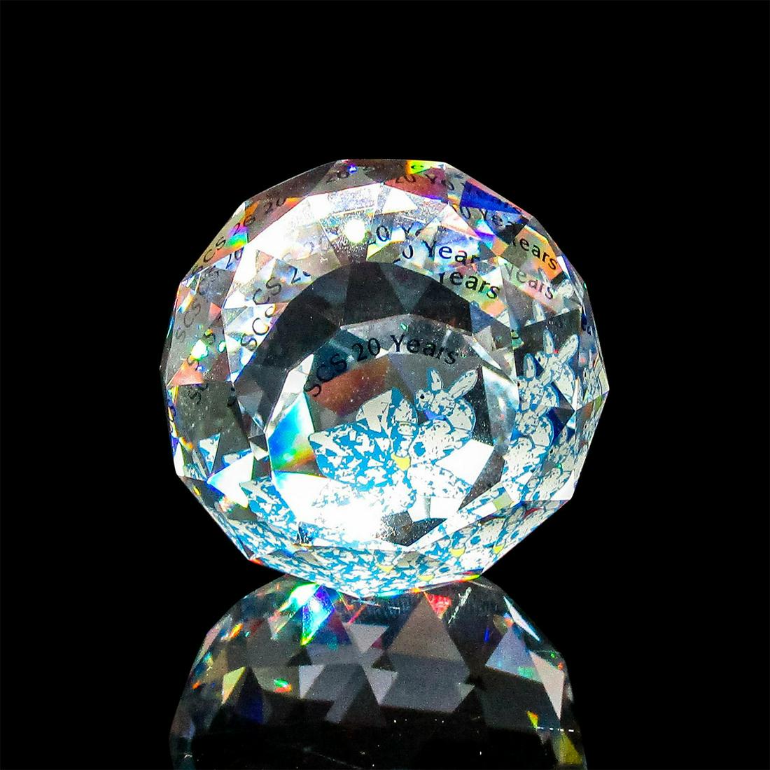 Swarovski Crystal Paperweight,  2007 Signing Event (1 of 3)