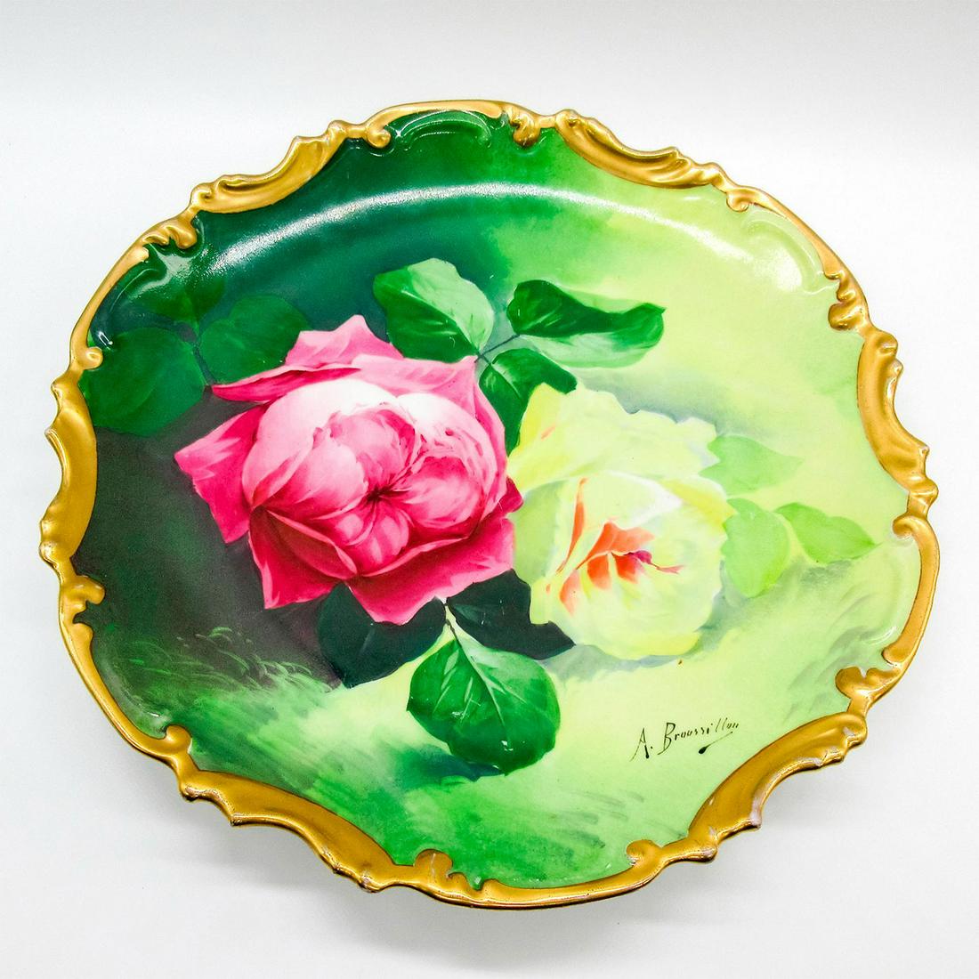 Coronet Limoges Porcelain Floral Charger (1 of 3)